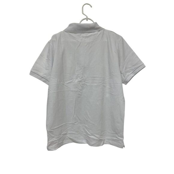 Massimo Dutti Men Polo Shirt M White Textured Short Sleeve Pullover 0755/285 NWT - Picture 4 of 10